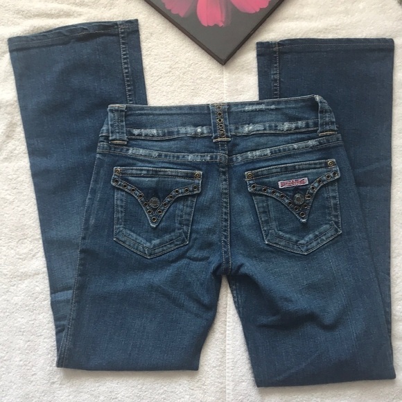 Hudson Distressed Flap Pocket Jeans 28 - Picture 3 of 6